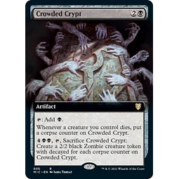 Crowded Crypt (Extended Art) - Innistrad: Midnight Hunt Commander Decks Variants (inglés)