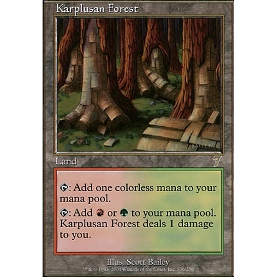 Karplusan Forest - 7th Edition (español)