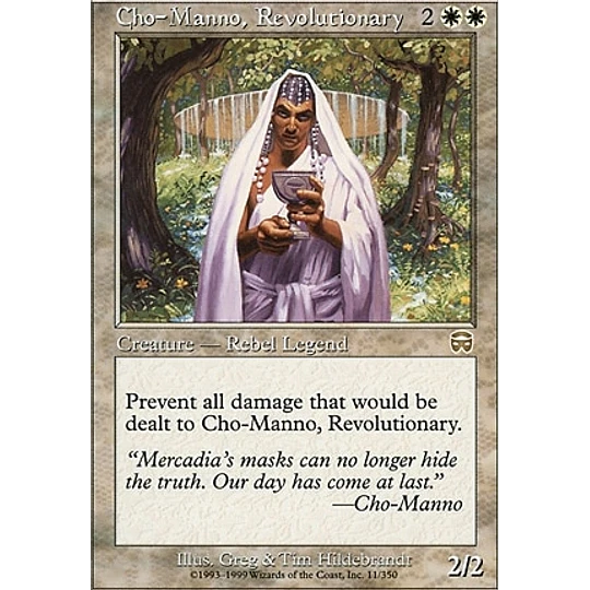 Cho-Manno, Revolutionary - Mercadian Masques (español)