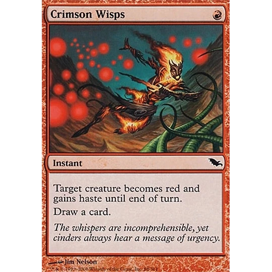 Crimson Wisps - Shadowmoor Foil (español)