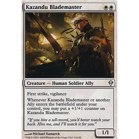 Kazandu Blademaster - PLAYSET (x4)