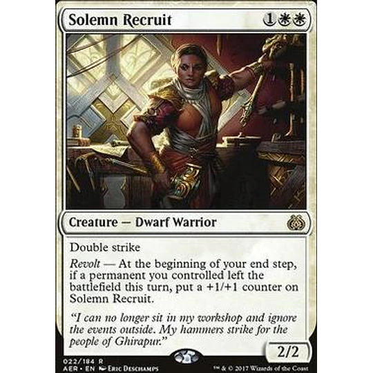 Solemn Recruit - PLAYSET (x4)