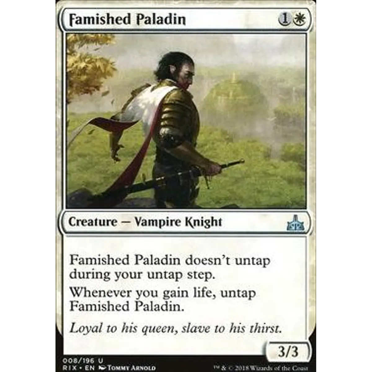 Famished Paladin - PLAYSET (x4)
