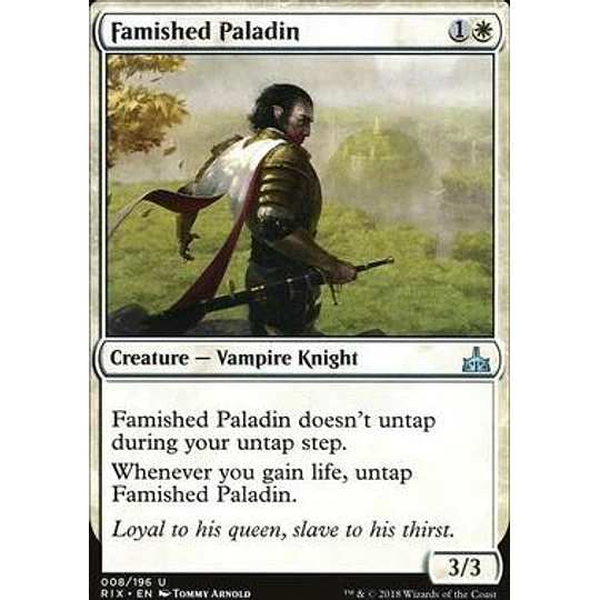 Famished Paladin - PLAYSET (x4)