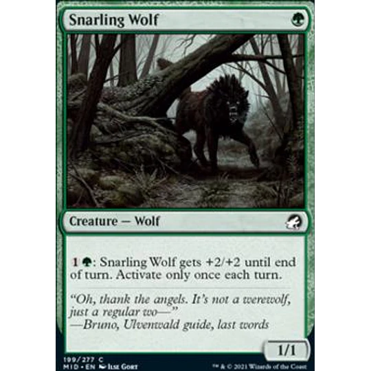 Snarling Wolf - PLAYSET (x4)