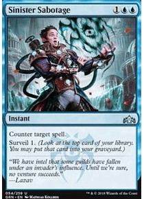 Sinister Sabotage - PLAYSET (x4)