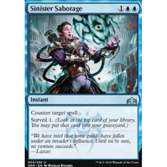 Sinister Sabotage - PLAYSET (x4)