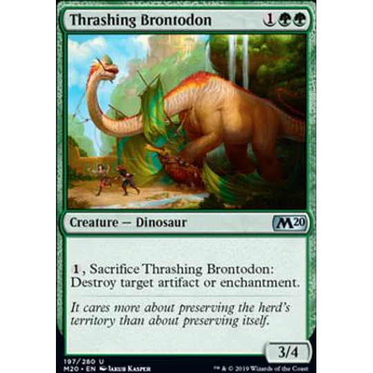Thrashing Brontodon - PLAYSET (x4)