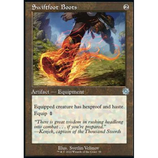 Swiftfoot Boots - The Brothers' War Retro Artifacts (inglés)