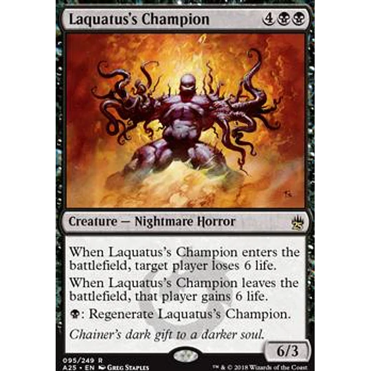 Laquatus's Champion - Masters 25 Foil (inglés)