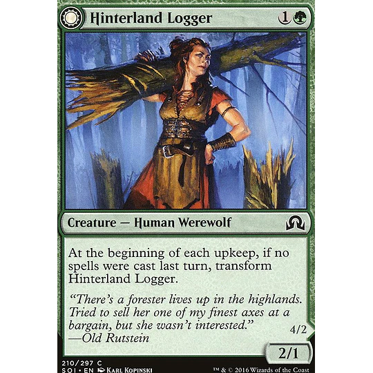 Hinterland Logger - PLAYSET (x4)