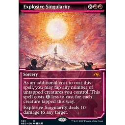 Explosive Singularity (Showcase) - Kamigawa: Neon Dynasty Variants Foil (inglés)