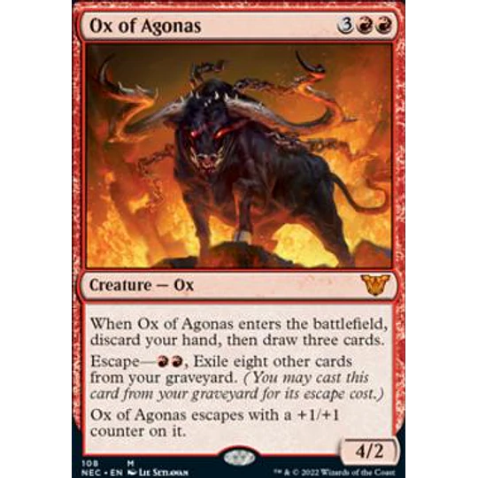 Ox of Agonas - Kamigawa: Neon Dynasty Commander Decks (inglés)
