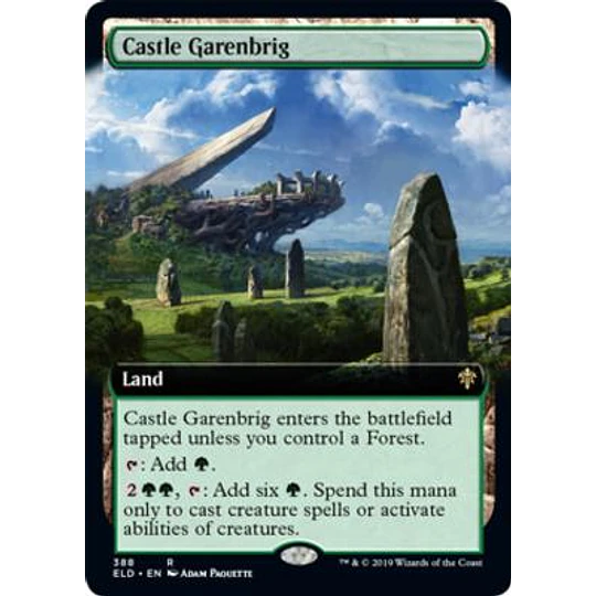 Castle Garenbrig (Extended Art) - Throne of Eldraine Variants (inglés)