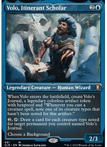 Volo, Itinerant Scholar (Foil Etched) - Commander Legends: Battle for Baldur's Gate Variants (inglés)
