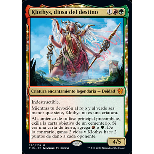 Klothys, God of Destiny - Theros Beyond Death (inglés)