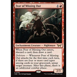 Fear of Missing Out - Duskmourn: House of Horror Foil (inglés)