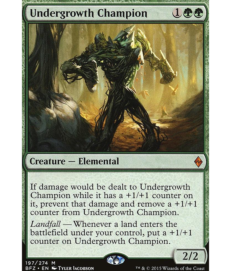 Undergrowth Champion - Battle for Zendikar (inglés)