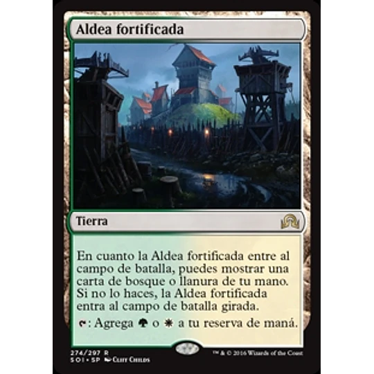Fortified Village (Prerelease Foil) - Promotional (español)