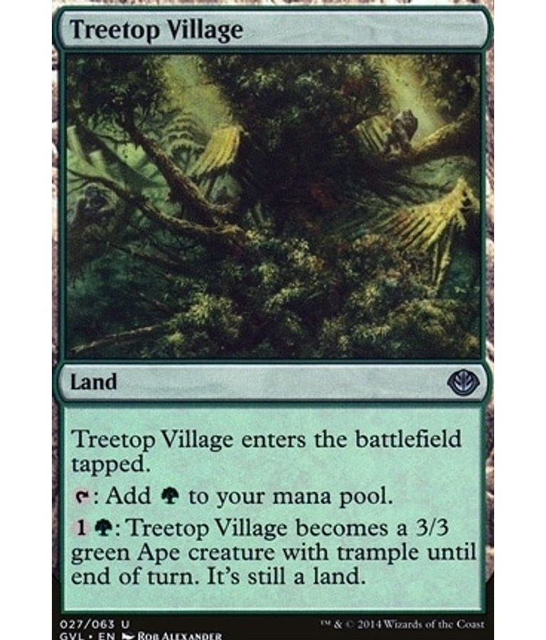 Treetop Village (Garruk vs Liliana) - Duel Decks: Anthology (inglés)
