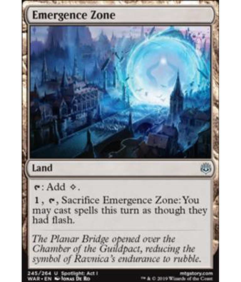 Emergence Zone - War of the Spark (español)