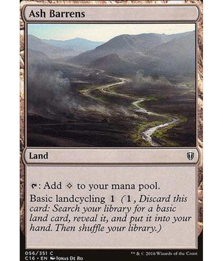 Ash Barrens - Commander 2016 (español)