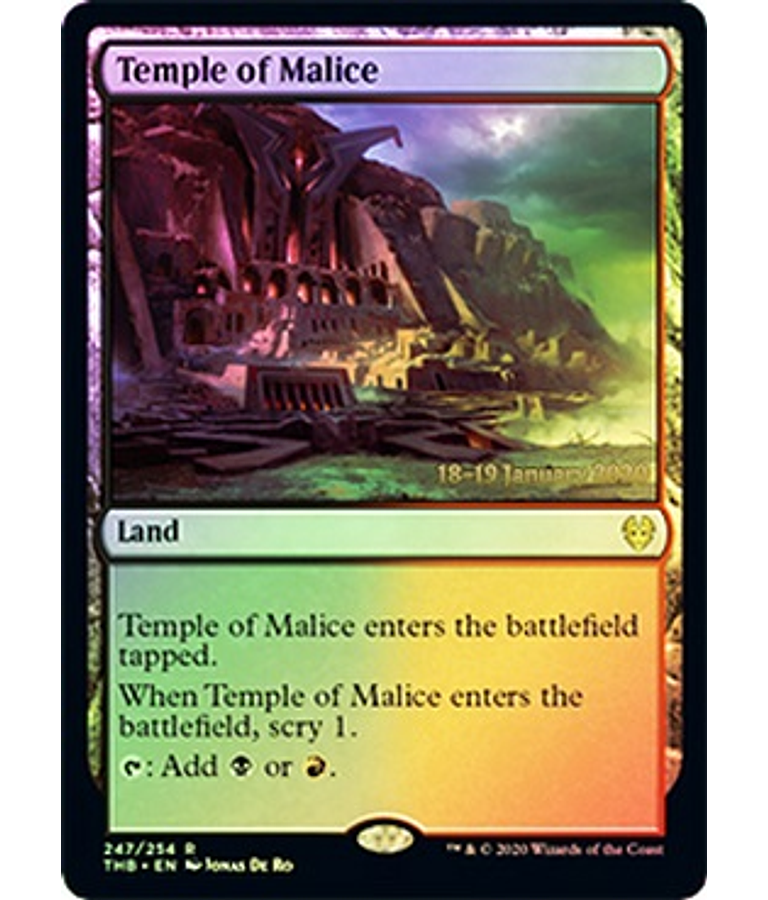 Temple of Malice (Prerelease Foil) - Promotional (español)