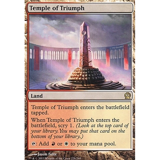 Temple of Triumph - Theros (inglés)