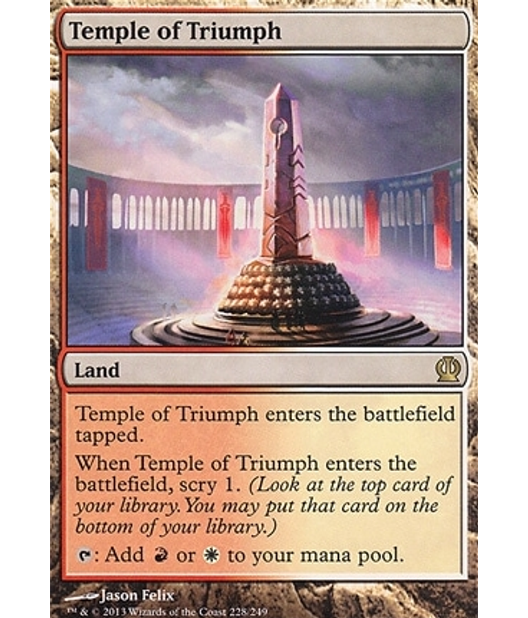 Temple of Triumph - Theros (inglés)
