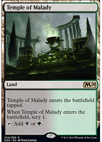 Temple of Malady FOIL - Core Set 2020 (español)