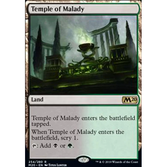 Temple of Malady FOIL - Core Set 2020 (español)
