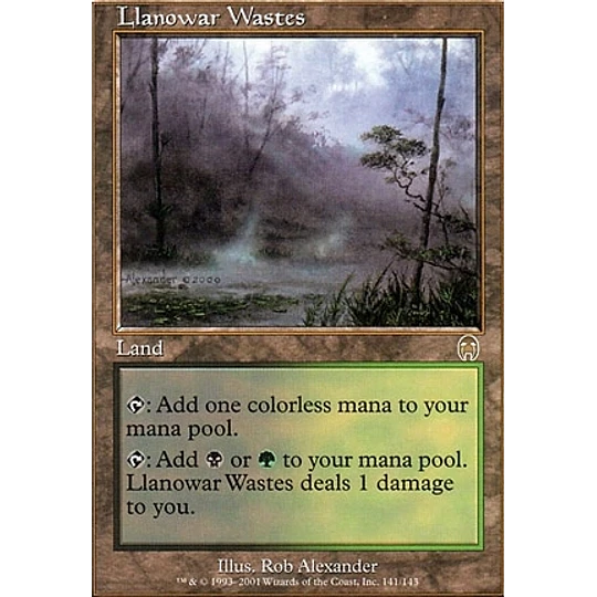 Llanowar Wastes - Apocalypse (inglés)