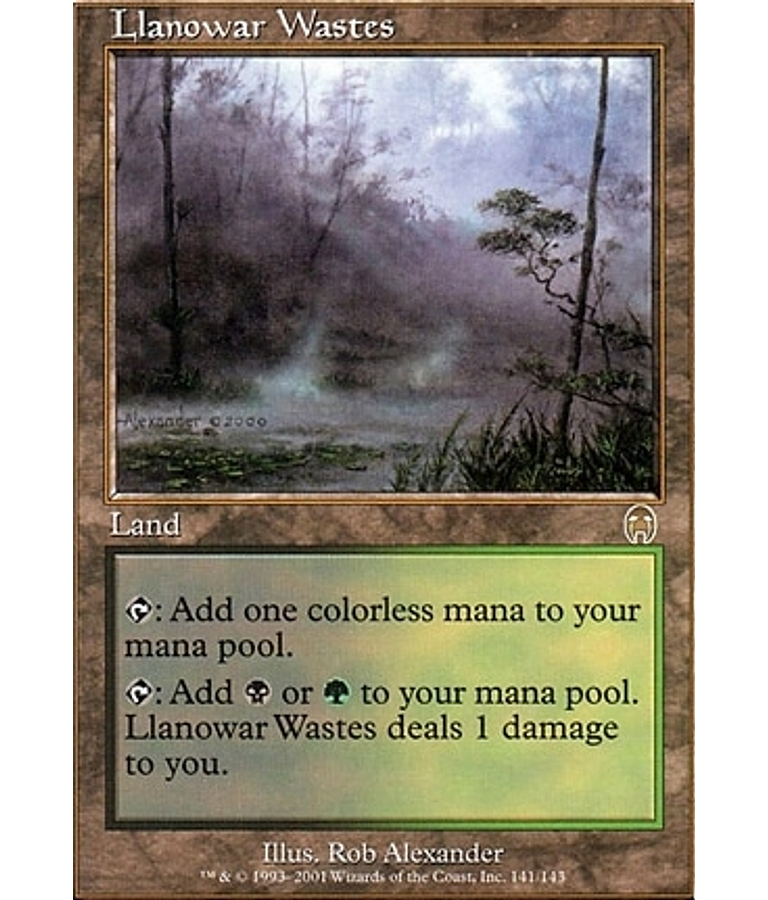 Llanowar Wastes - Apocalypse (inglés)