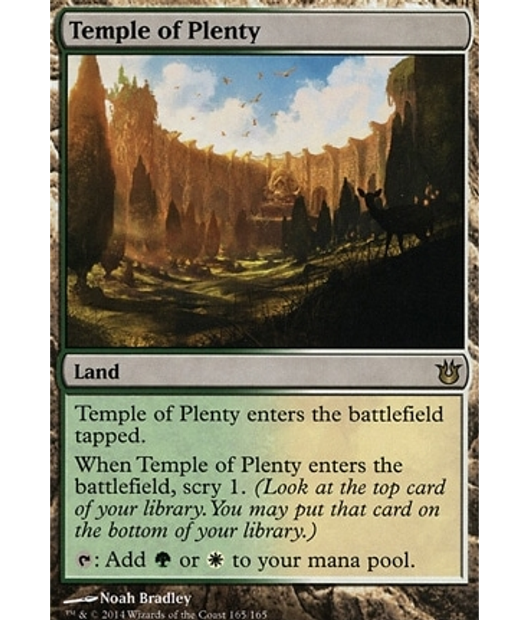 Temple of Plenty - Born of the Gods (inglés)