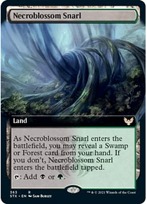 Necroblossom Snarl (Extended Art) - Strixhaven: School of Mages Variants (inglés)