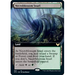 Necroblossom Snarl (Extended Art) - Strixhaven: School of Mages Variants (inglés)