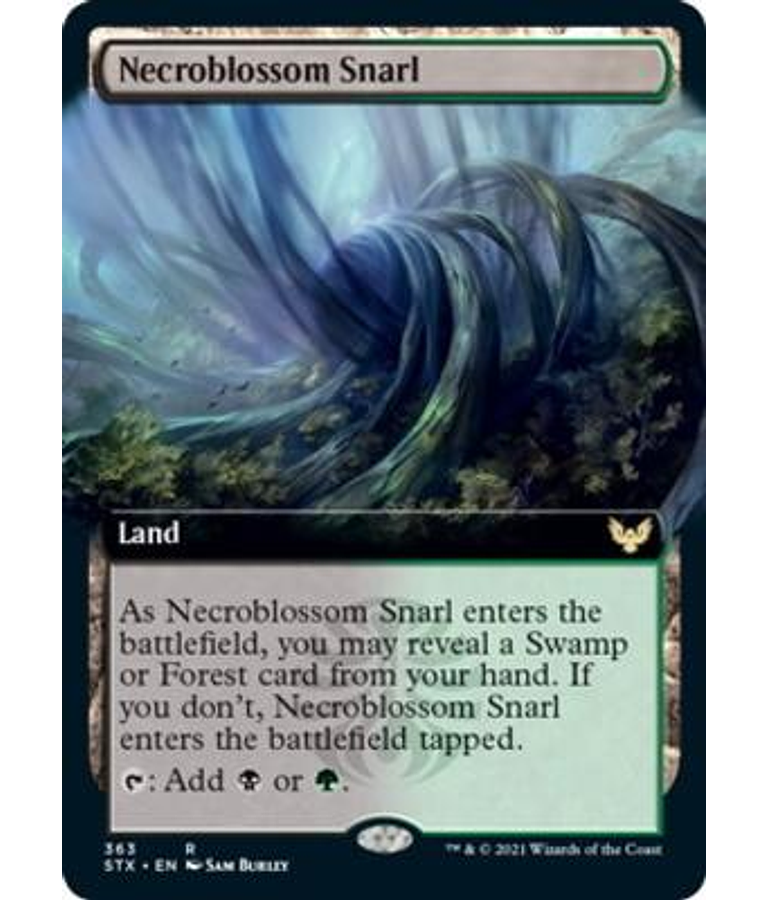 Necroblossom Snarl (Extended Art) - Strixhaven: School of Mages Variants (inglés)