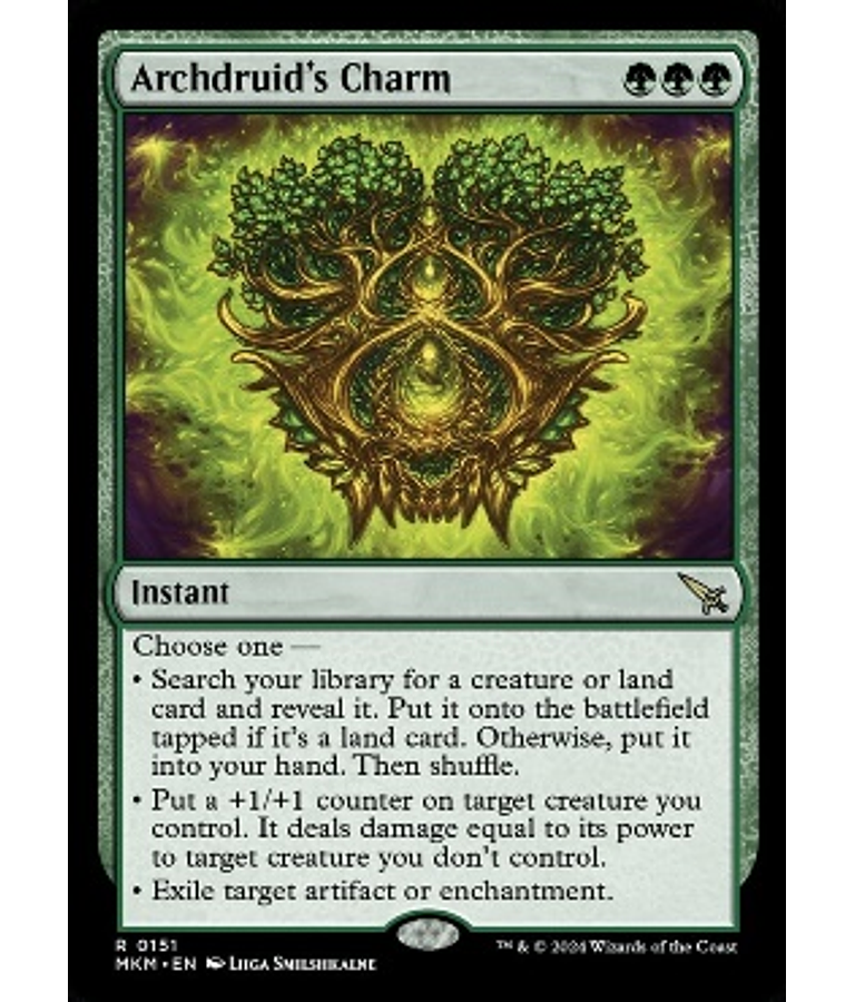 Archdruid's Charm - Murders at Karlov Manor (inglés)