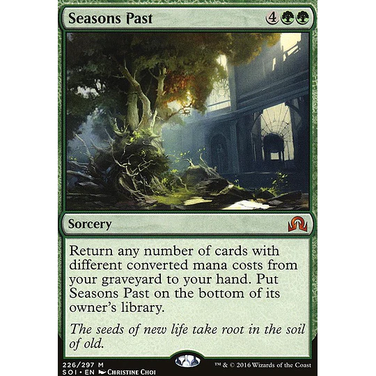 Seasons Past - Shadows Over Innistrad (inglés)