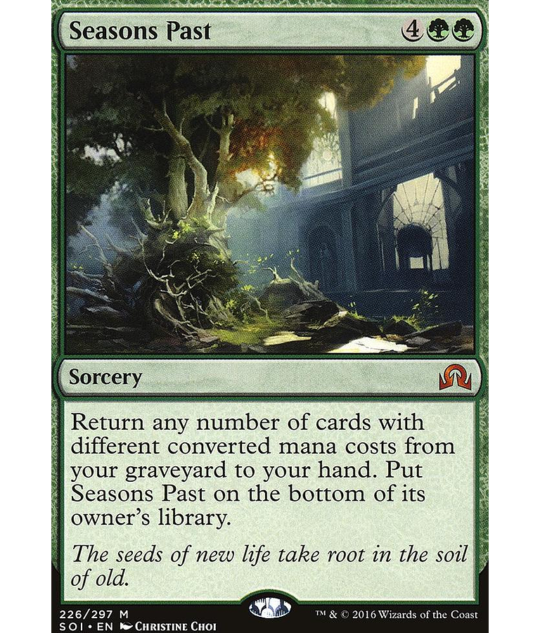 Seasons Past - Shadows Over Innistrad (inglés)