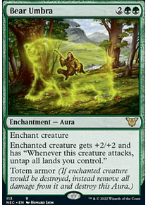 Bear Umbra - Kamigawa: Neon Dynasty Commander Decks (inglés)