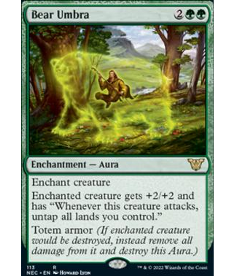 Bear Umbra - Kamigawa: Neon Dynasty Commander Decks (inglés)