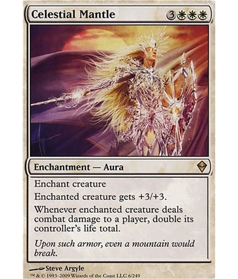 Celestial Mantle - Zendikar (inglés)