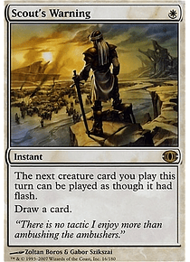 Scout's Warning - Future Sight (inglés)