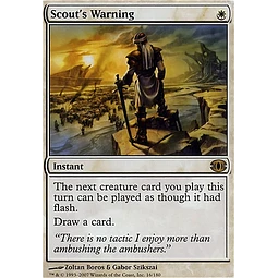 Scout's Warning - Future Sight (inglés)