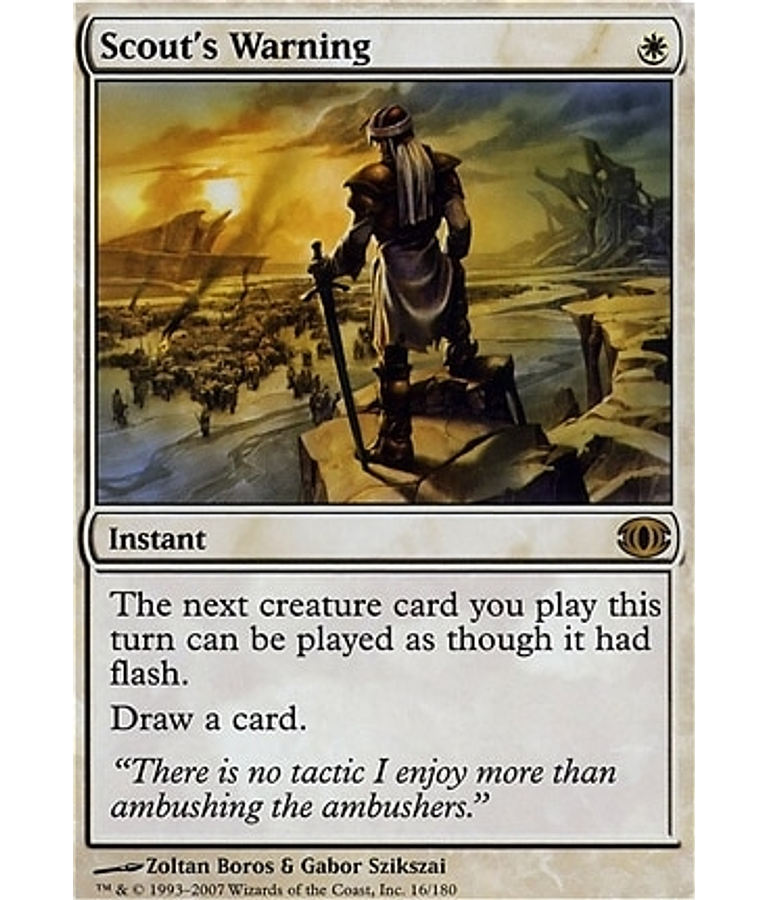 Scout's Warning - Future Sight (inglés)