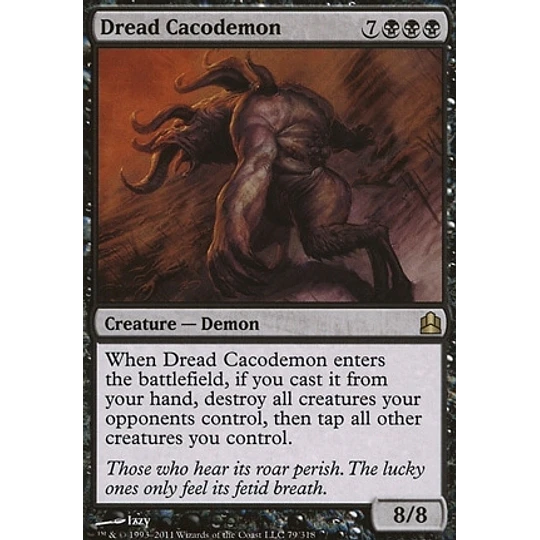 Dread Cacodemon - Commander (inglés)