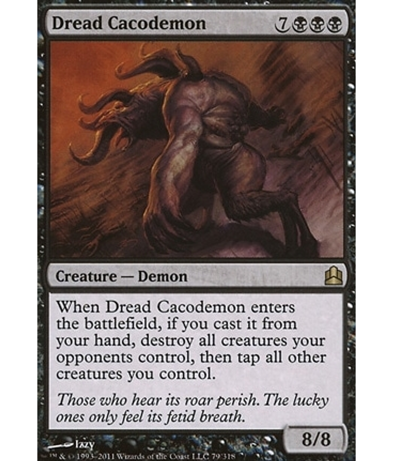 Dread Cacodemon - Commander (inglés)
