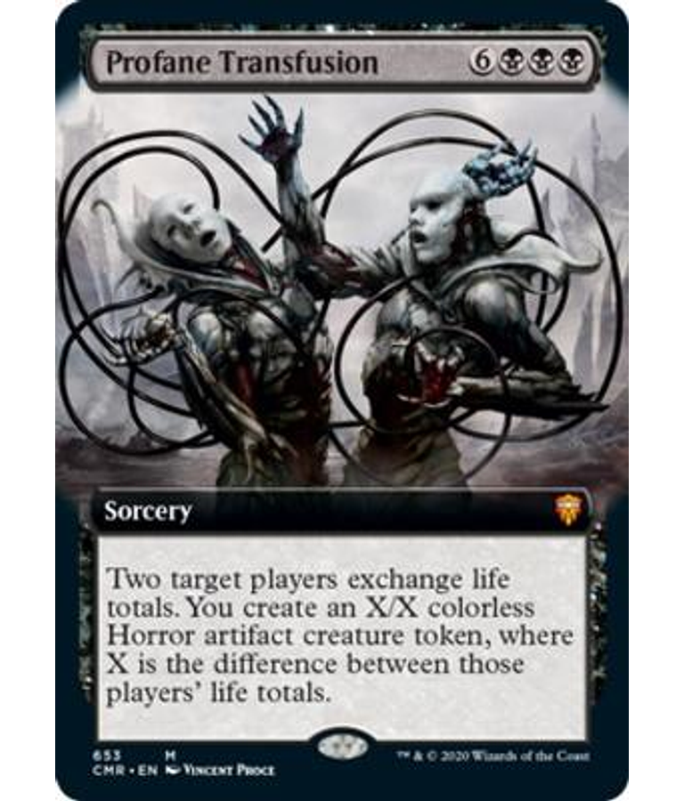 Profane Transfusion (Extended Art) - Commander Legends Variants (inglés)