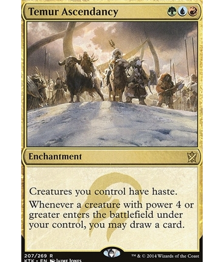 Temur Ascendancy - Khans of Tarkir (inglés)